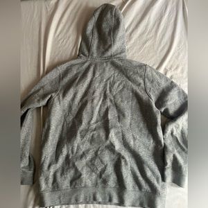 gently used grey nike hoodie sized youth x-large